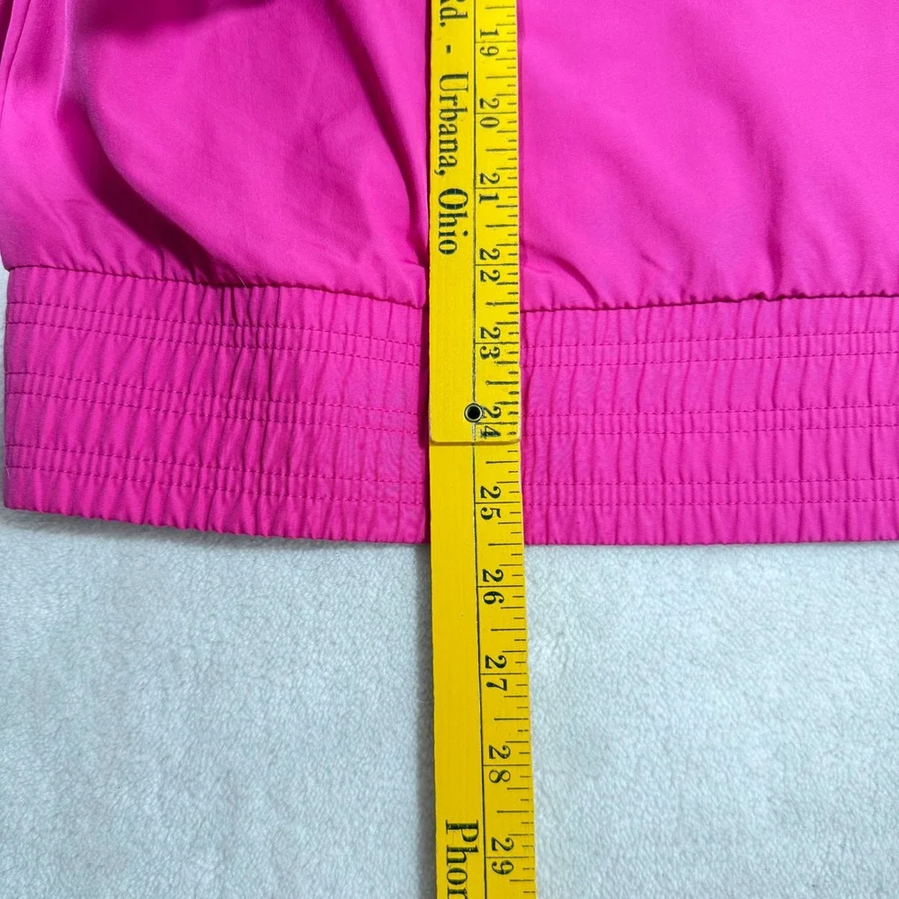 Nike Athletic Dept Girls Pink Windbreaker‎ Track Jacket Full Zip 370902-674 L